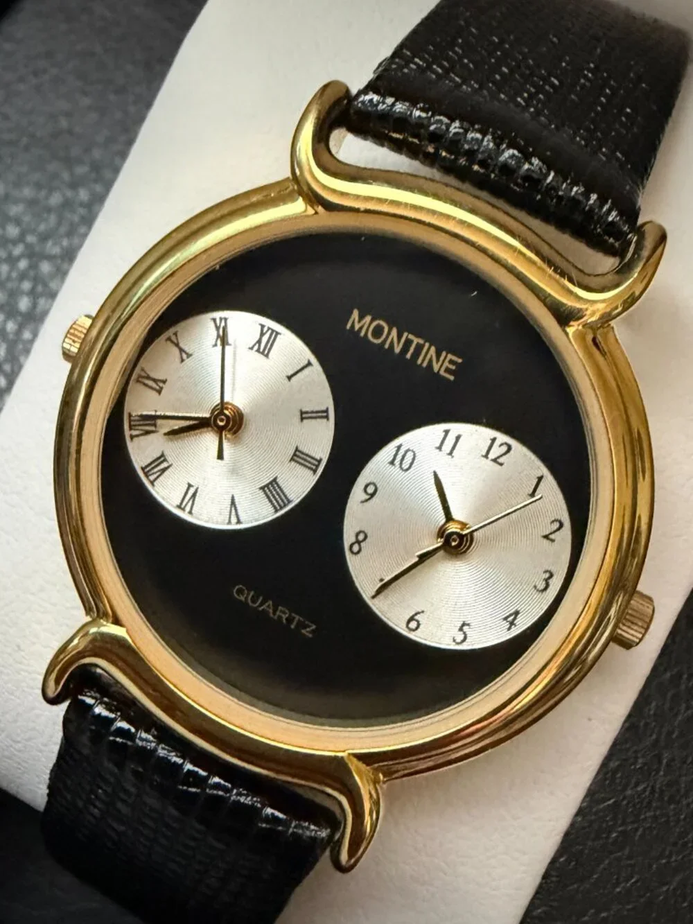 Vintage Dual-Time Quartz Watch (Untested)